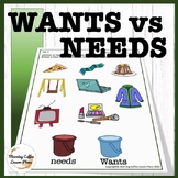 Wants vs Needs! Differentiated Activity Worksheets, Financ