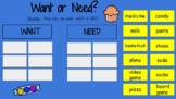 Wants vs. Needs Economics Sorting Activity - Google Slides