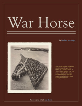 Preview of War Horse — Hyperlinked PDF project to accompany novel