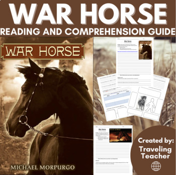 Preview of War Horse Novel Study - Reading Guide + Chapter Comprehension Questions