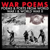 War Poems and Poets Presentation & Handouts Distance Learning