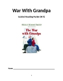 War With Grandpa Reading Packet