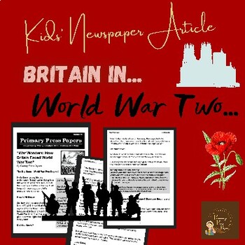 Preview of War Wonders: How Britain Faced World War Two. Friendly Text & Activity