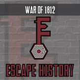 War of 1812 Escape Room Activity - Printable Game & Digita