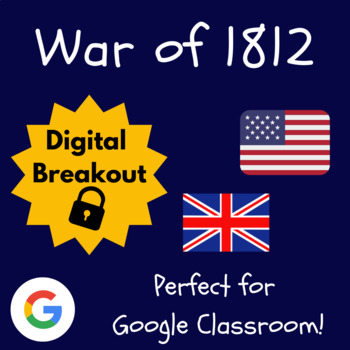 Preview of War of 1812 Escape Room | James Madison Digital Breakout