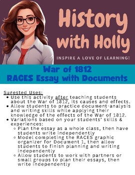 Preview of War of 1812 RACES Essay with Documents