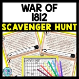 War of 1812 Scavenger Hunt Reading Comprehension Activity