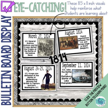 War of 1812 Timeline A Printable for Your Classroom by History Gal