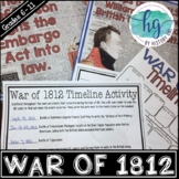 War of 1812 Timeline Activity (With and Without QR Codes)