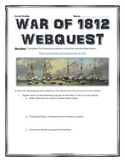 War of 1812 - Webquest with Key