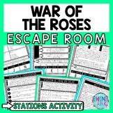 War of the Roses Escape Room Stations - Reading Comprehens