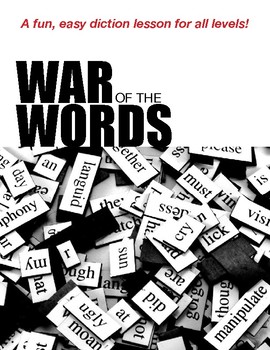 Preview of War of the Words: A Fast and Fun Game to Practice Diction and Sensory Language
