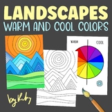 Warm And Cool Colors Art Activity - Landscapes