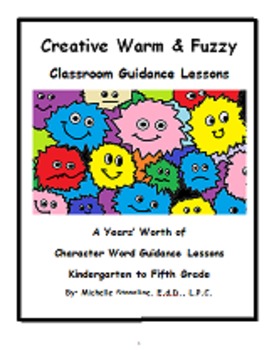 Preview of Warm & Fuzzy School Counselor Guidance Lesson eBook
