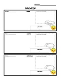 Warm-Up / Bell Ringer M-F Template (Calentamiento - Spanish)