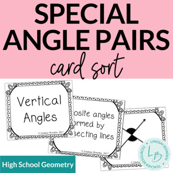 Preview of Angle Pairs Activity (Parallel Lines Cut by a Transversal)