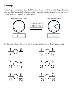 Warm-Up Worksheet 16 - 3rd Grade by Exploring Elementary Math | TpT