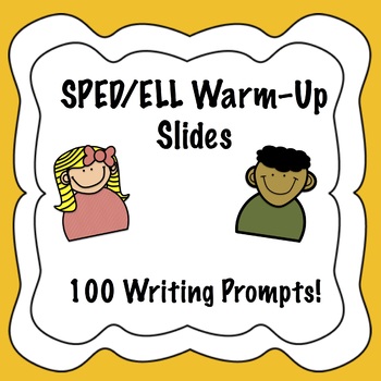 Preview of Bell Ringers for Special Education/ELL Middle School (100 prompts!)