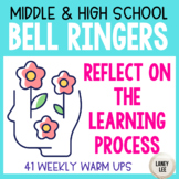 Warm Ups & Bell Ringers - Reflecting on the Learning Process