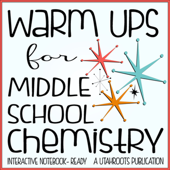 Preview of Warm Ups (Bell Ringers) for Middle School Chemistry Interactive Notebooks