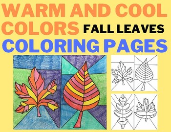 Preview of Warm and Cool Colors - Warm Colored Leaves - Autumn / Fall