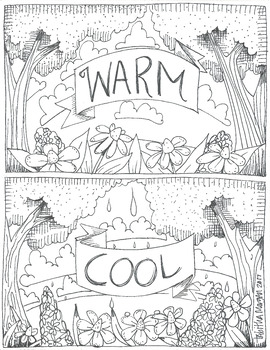 Preview of Warm and cool color sheet