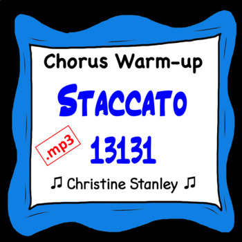Preview of Warm-up Staccato 1.3.1.3.1. ♫ .mp3 Sing-a-long Accompaniment