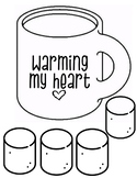 Warming My Heart (Hot Cocoa mug with marshmallows)