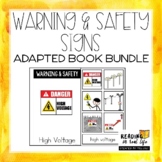 Warning & Safety Signs Adapted Books - Functional Sight Words