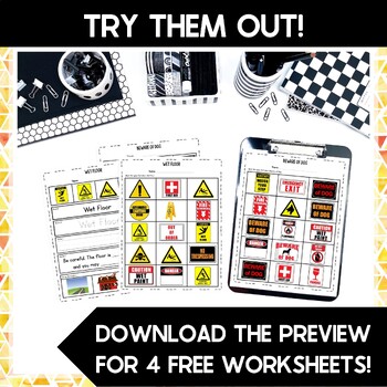 Safety Signs Worksheets - 15 Worksheets.com