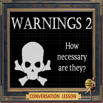 Preview of Warnings – a two-unit bundle