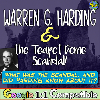 Preview of Warren G. Harding the Teapot Dome Scandal: Did Harding Know Before His Death?