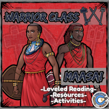 Preview of Warrior Class - Maasai Warrior Resources - Differentiated Leveled Reading & INB