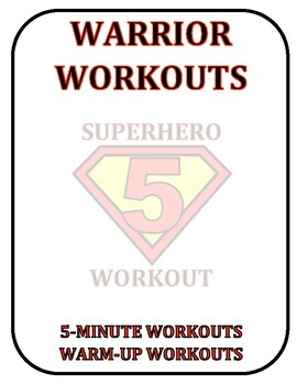 Preview of Warrior Workouts: 5-Minute Limited Space Workouts Distance Learning