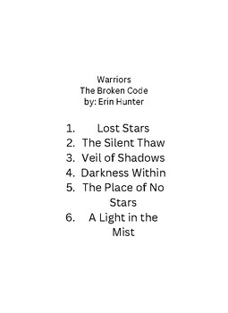 Warriors: The Broken Code: Warriors: The Broken Code #2: The