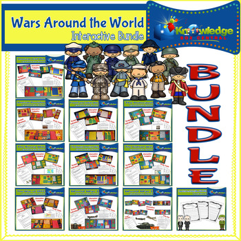Preview of Wars Around the World Lapbook (Interactive Notebook) BUNDLE - EBOOK