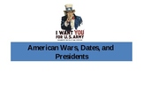 Wars, Dates, and Presidents