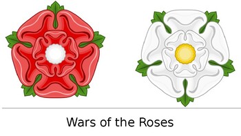 Preview of Wars of the Roses History Presentation with Questions