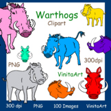 Warthog Clipart, 100 Images, Commercial Use