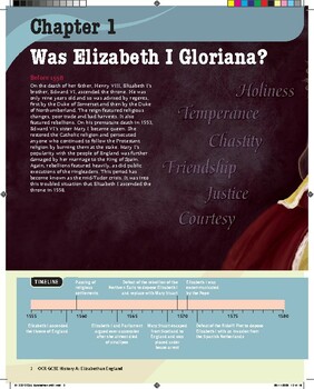 Preview of Was Queen Elizabeth I GLORIANNA? In-depth research packet.