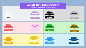 Preview of Was ist deine Lieblingsfarbe Jamboard Template