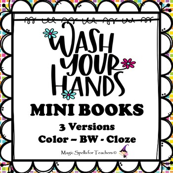 Preview of Wash Your Hands - Mini Books - Hygiene  - Coronavirus - FREE - Health Activity