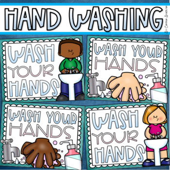 Preview of Wash Your Hands Poster Set FREEBIE