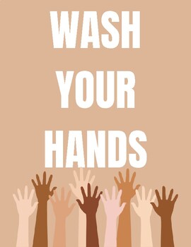 Preview of Wash Your Hands Poster (freebie)