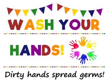 Preview of Hand Washing Classroom Poster Free