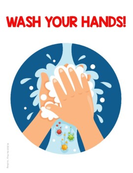 Superhero Posters Hand Washing signs Return to School safety Distance ...