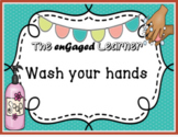 Wash your hands draggable pictures virtual