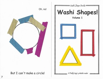 Preview of Washi SHAPES! Readers- Complete Collection!