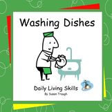 Washing Dishes - 2 Workbooks - Daily Living Skills