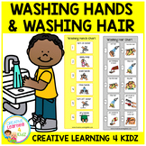 Washing Hair & Washing Hands Visual Charts